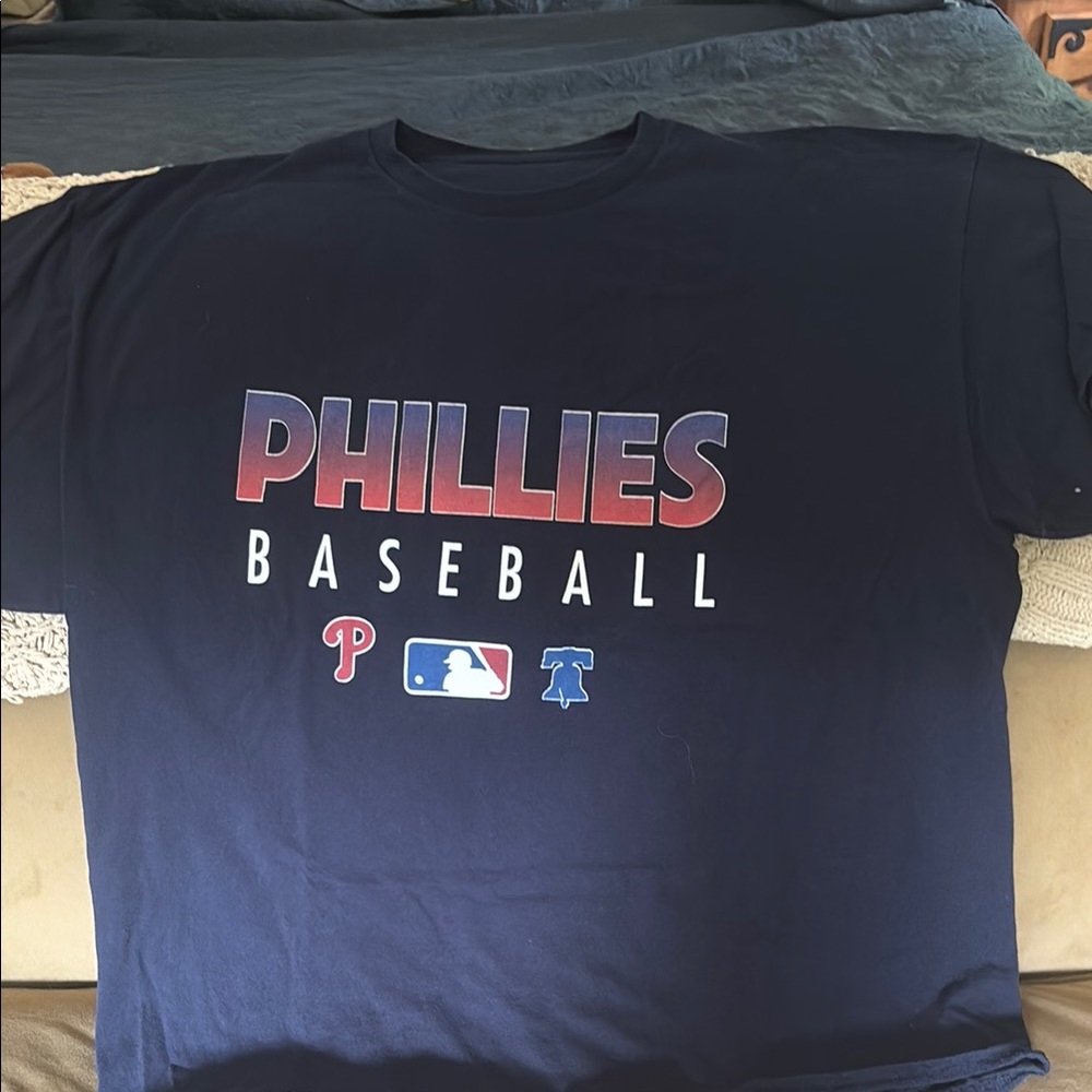 Phillies Baseball T-Shirt - Navy Blue